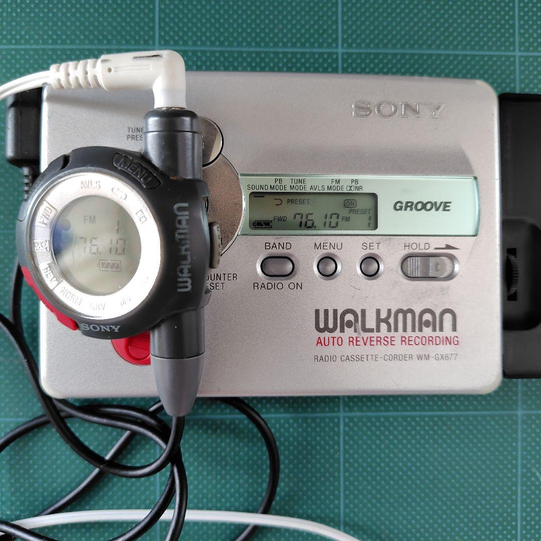 SONY WM-GX677　銀色　カセットウォークマン　ジャンク