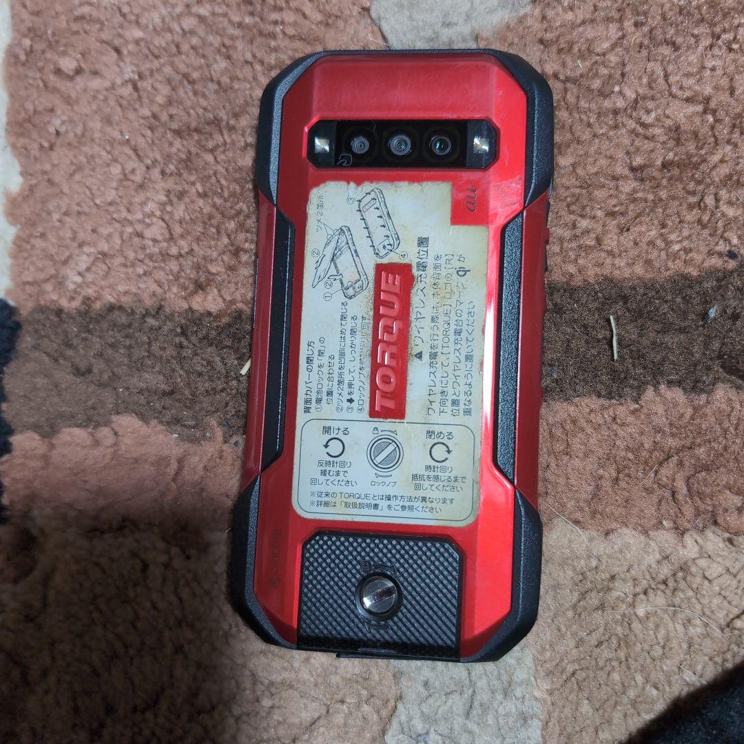 TORQUE スマートフォン 本体 レッド