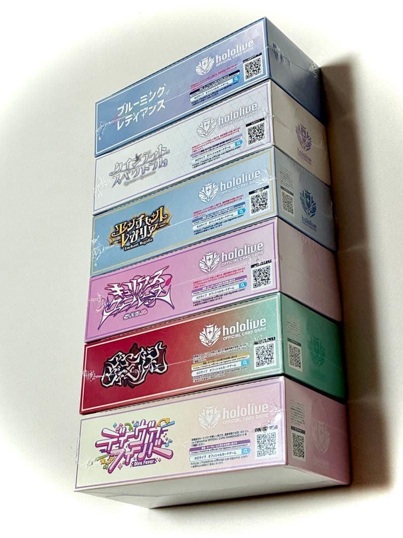 【新品】ホロライブカード シュリンク付き 6BOX セミコンプリート セット