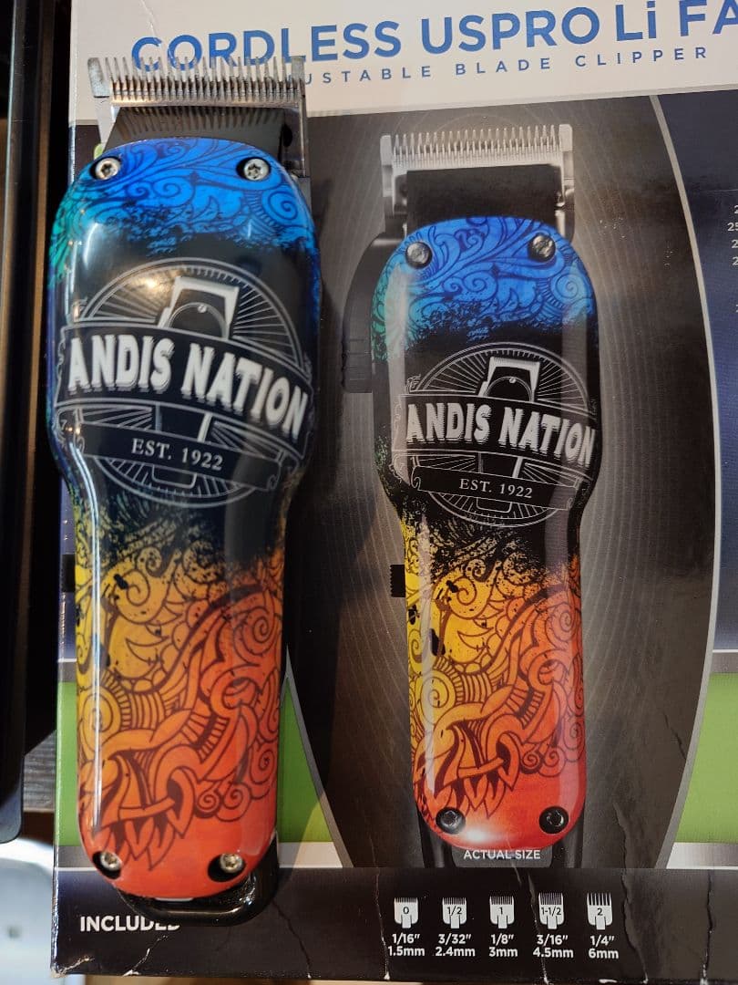 f*d様 ANDIS NATION バリカン カラフルデザイン
