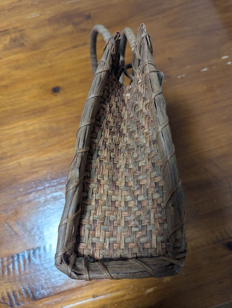 国産　山葡萄　かごバッグ