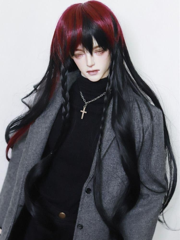 WG111 BJD 1/3 人形 ドール　用ウィッグ カツラ 耐熱 ハンドメイド