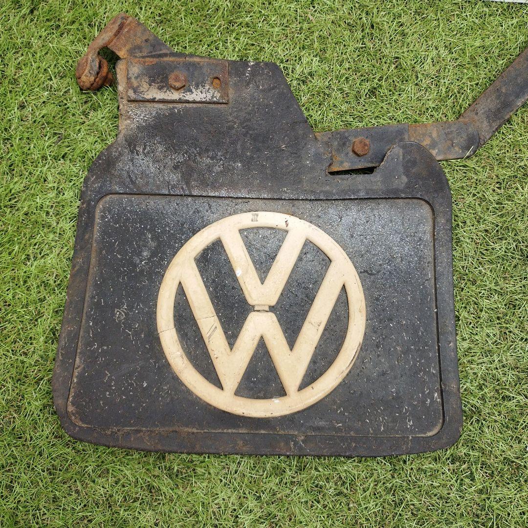 VWマッドフラップ　空冷ビートル　Volkswagen マッドフラップ 黒