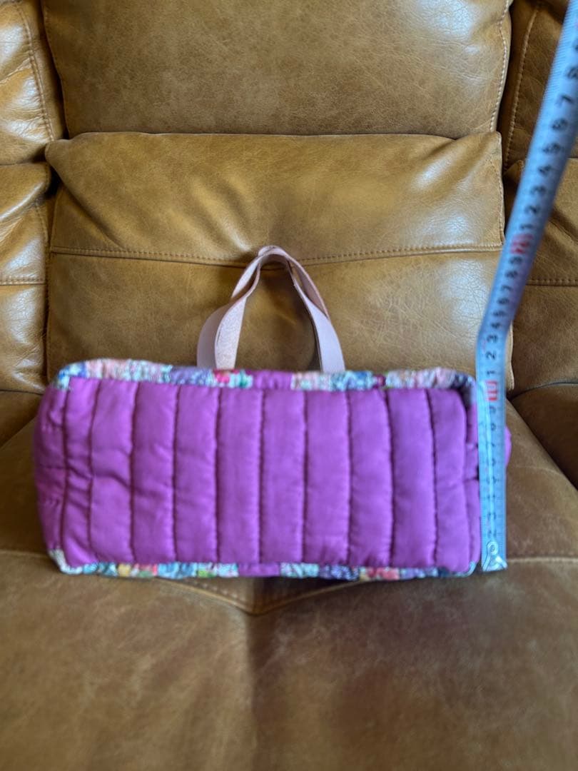 ハンドメイド　パッチワーク　キルト　バック　リバティ