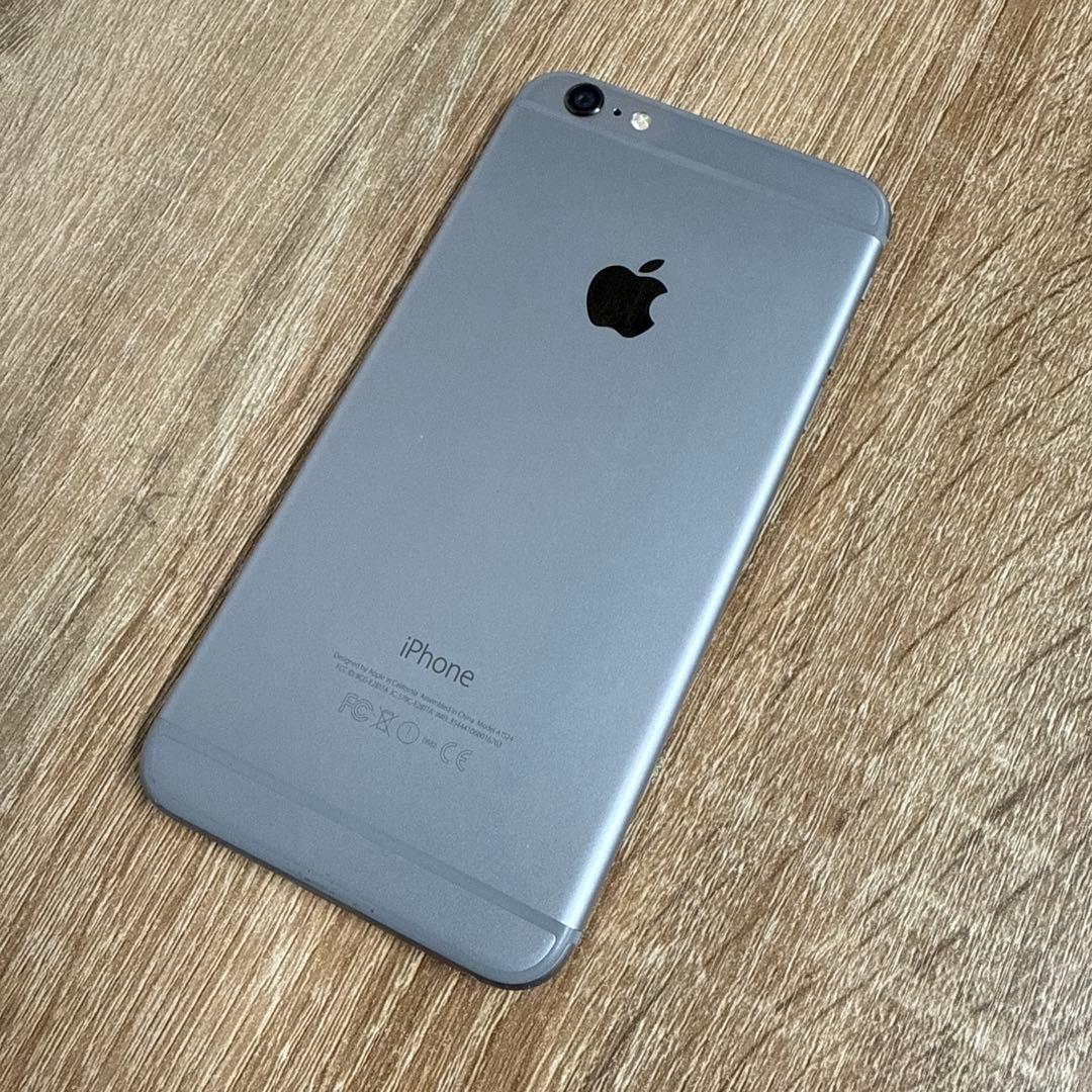 iPhone 6 Plus 128GB スペースグレイ動作確認済み/箱付