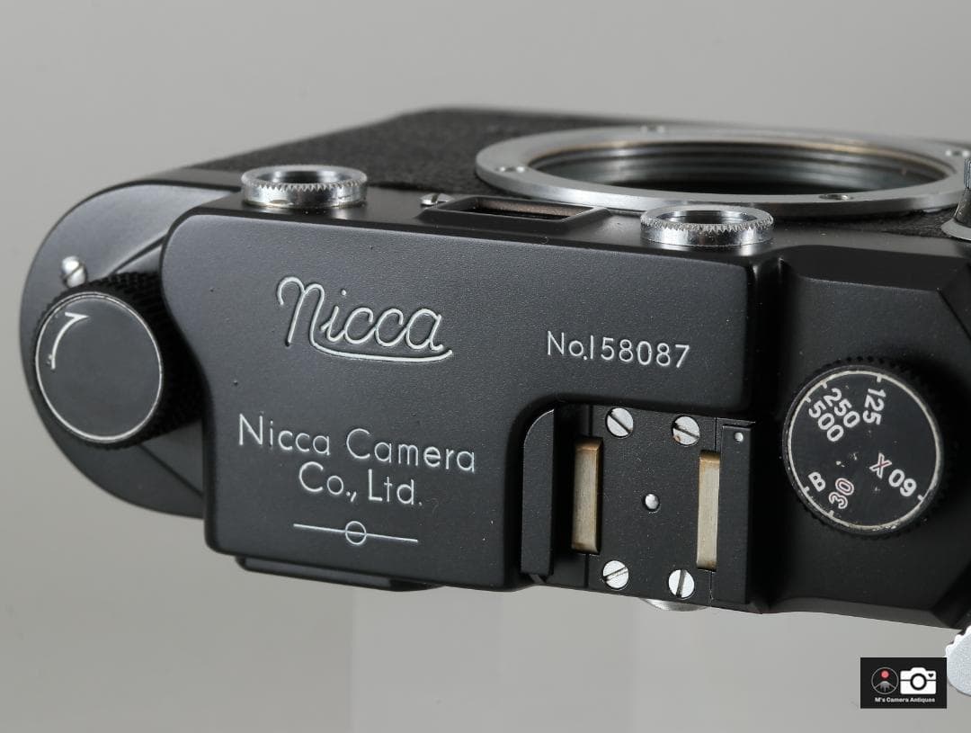 希少美品 Nicca TYPE-33 ブラックレンジファインダーカメラ整備済