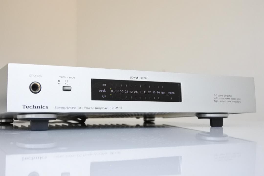 ■Technics SE-C01 パワーアンプ　オーバーホール製品　正常動作品■