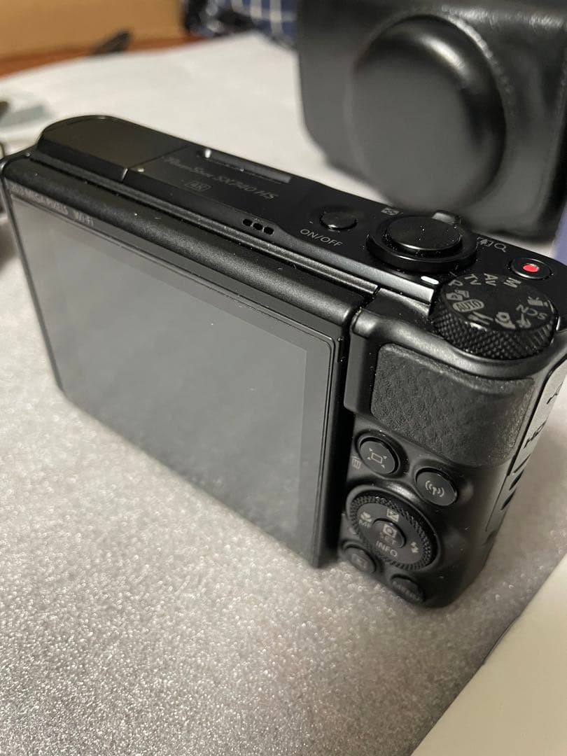 Canon Power Shot SX740HS ブラック レザーケース付