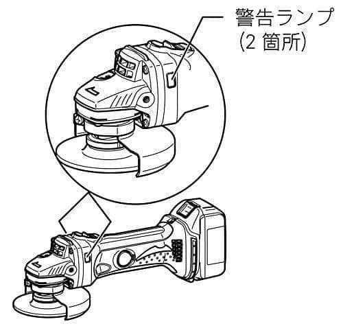マキタ ディスクグラインダ18V 100mm スライドスイッチ型 バッテリ充電k