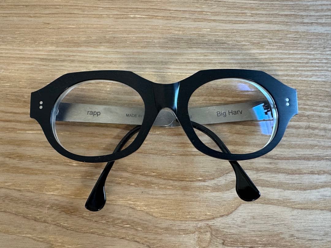 rapp eyewear Big Harv ブラックメガネ
