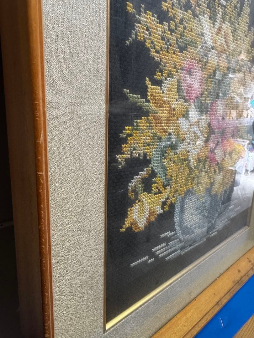 ⚫️ クロスステッチ 刺繍技法 ハンドメイド 刺繍画