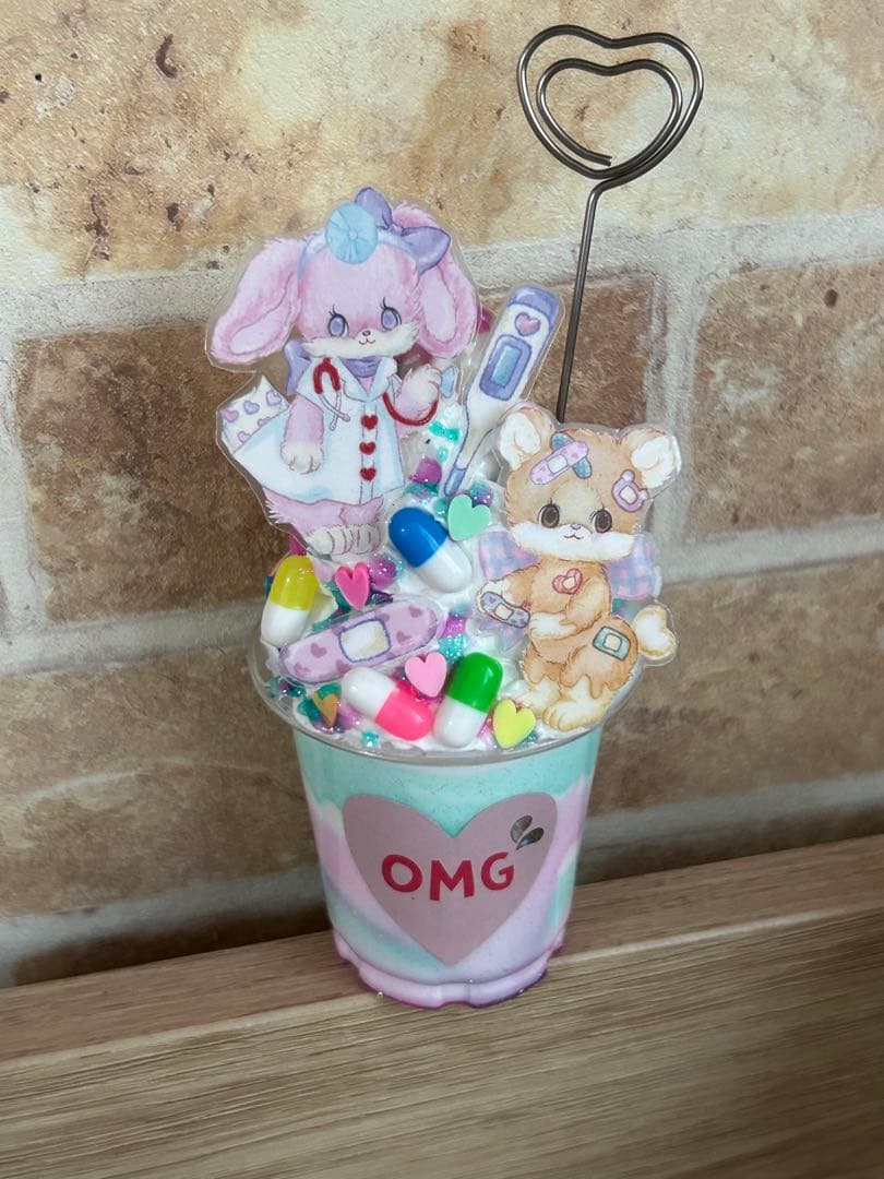 デコパフェ メモスタンド