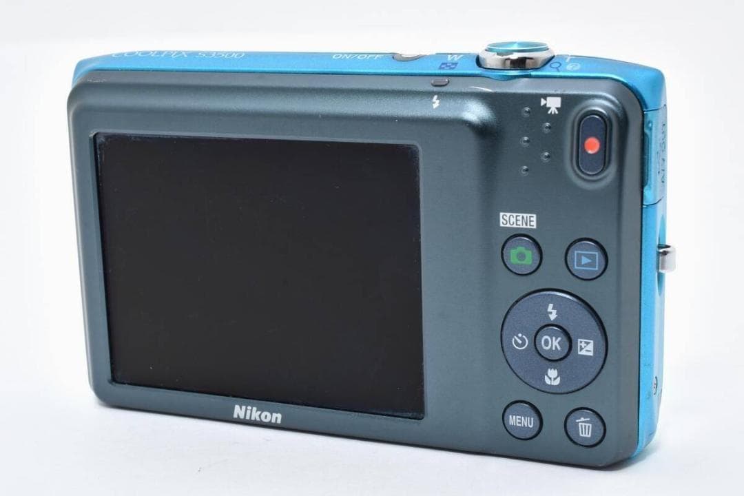 《ほぼ新品 動作OK》 Nikon COOLPIX S3500 クリスタルブルー