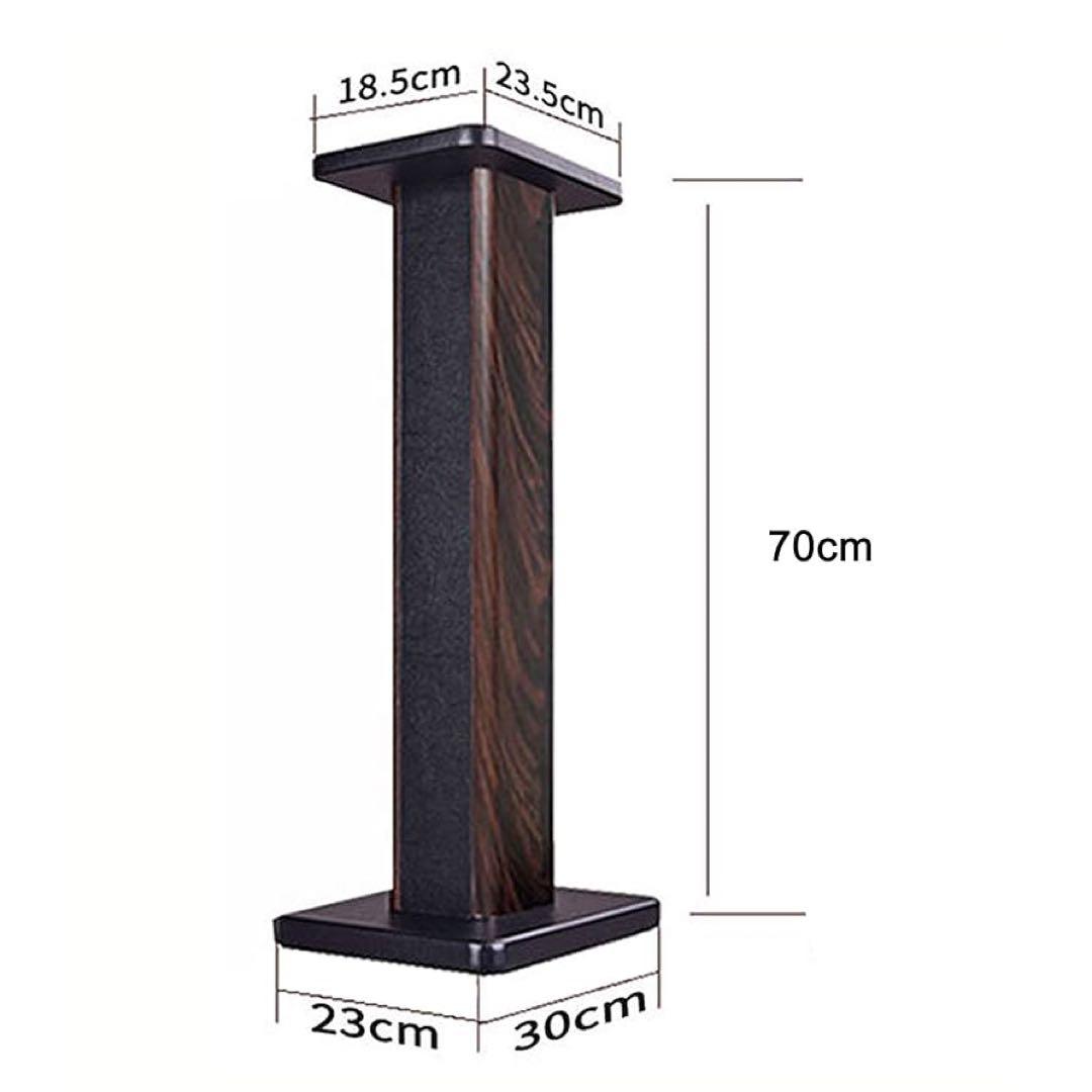 【BQKOZFIN】スピーカースタンド 高さ70cm 木製 2台1組