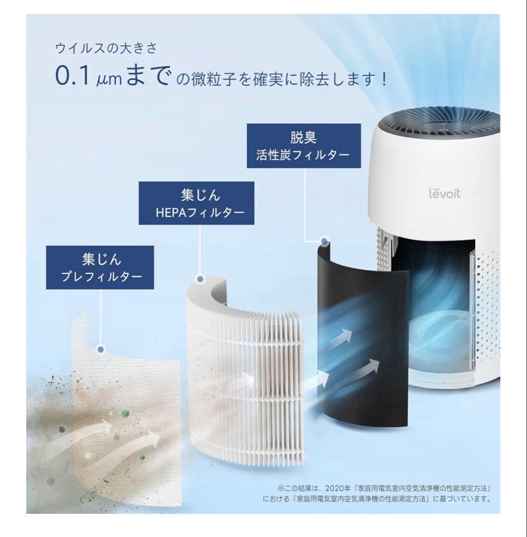 Levoit (レボイト) 空気清浄機12畳脱臭集じんペット花粉静音アロマ対応