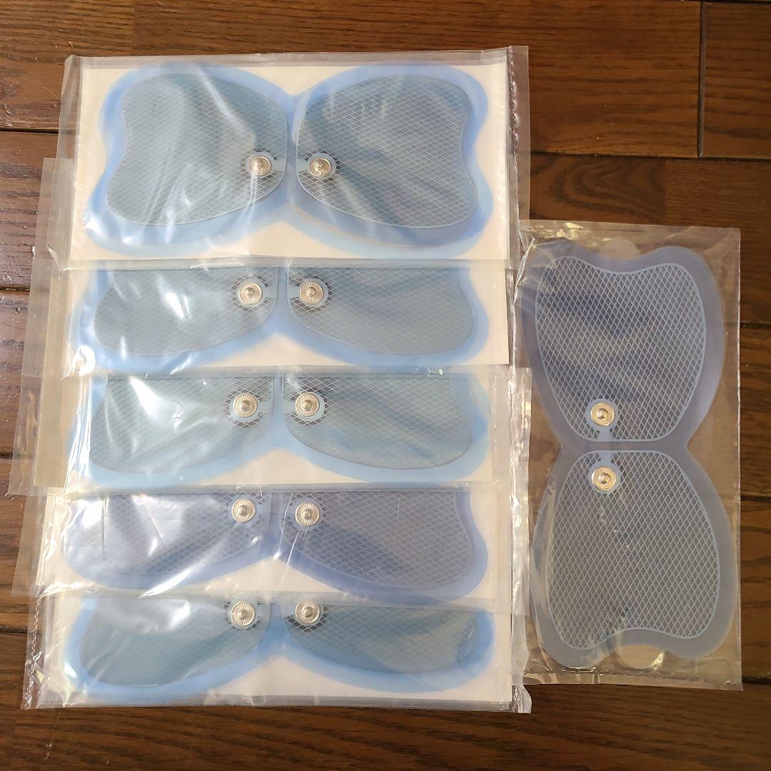 【動作確認済】バタフライアブス 交換用ゲル 電極パッド11枚＋本体2個セット
