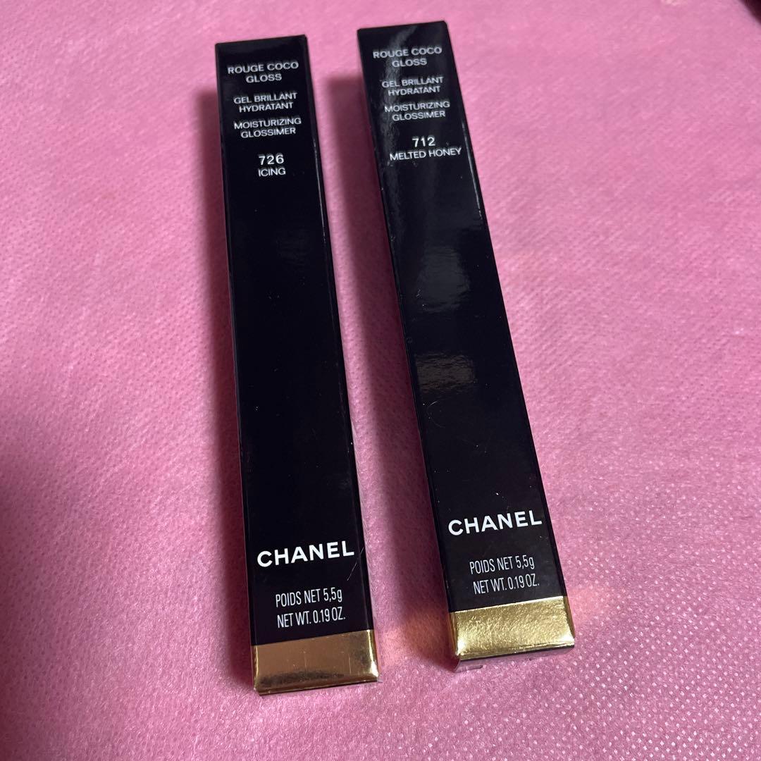CHANELホリデー限定　シャネル ルージュ ココ グロス トリオ 2本セット