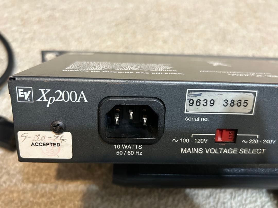 EV Xp200A オーディオコントローラー