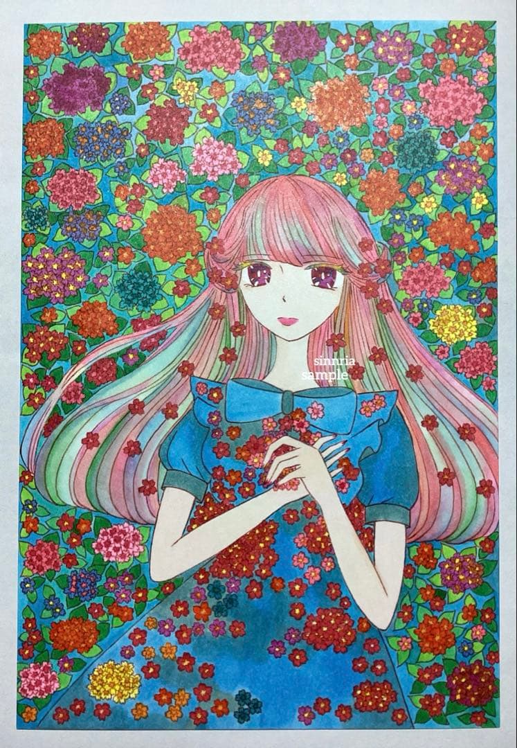 手描きイラスト　オリジナルイラスト　1枚