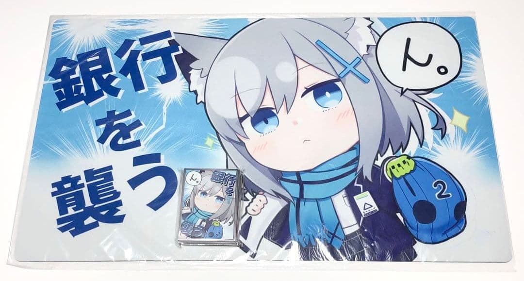 ブルアカ 砂狼シロコ SD スリーブ プレイマット ブルーアーカイブ r_t