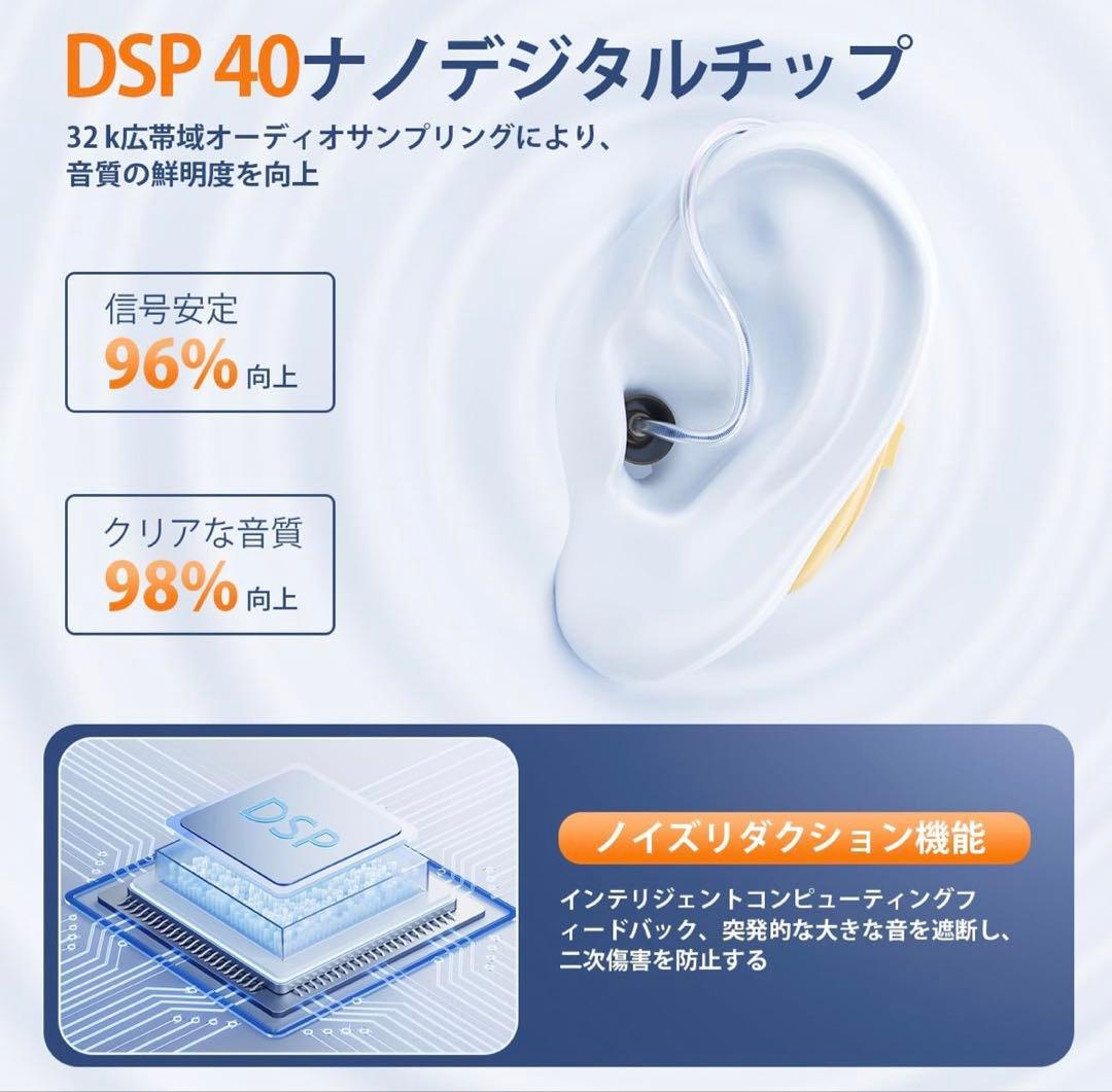 【新品未使用】院長 伊藤 たえ 推奨】集音器 高齢者 充電ケース 両耳対応
