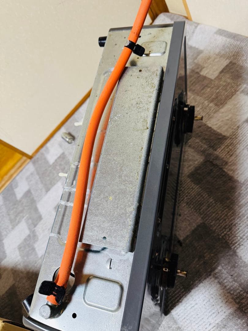 リンナイ LPガス用 ガスコンロ KGM33NDGR 中古 2口 グリル付き