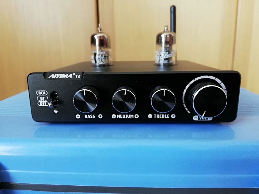 Suca Audio 真空管アンプ .AIYIMA真空管プリT2DC12V