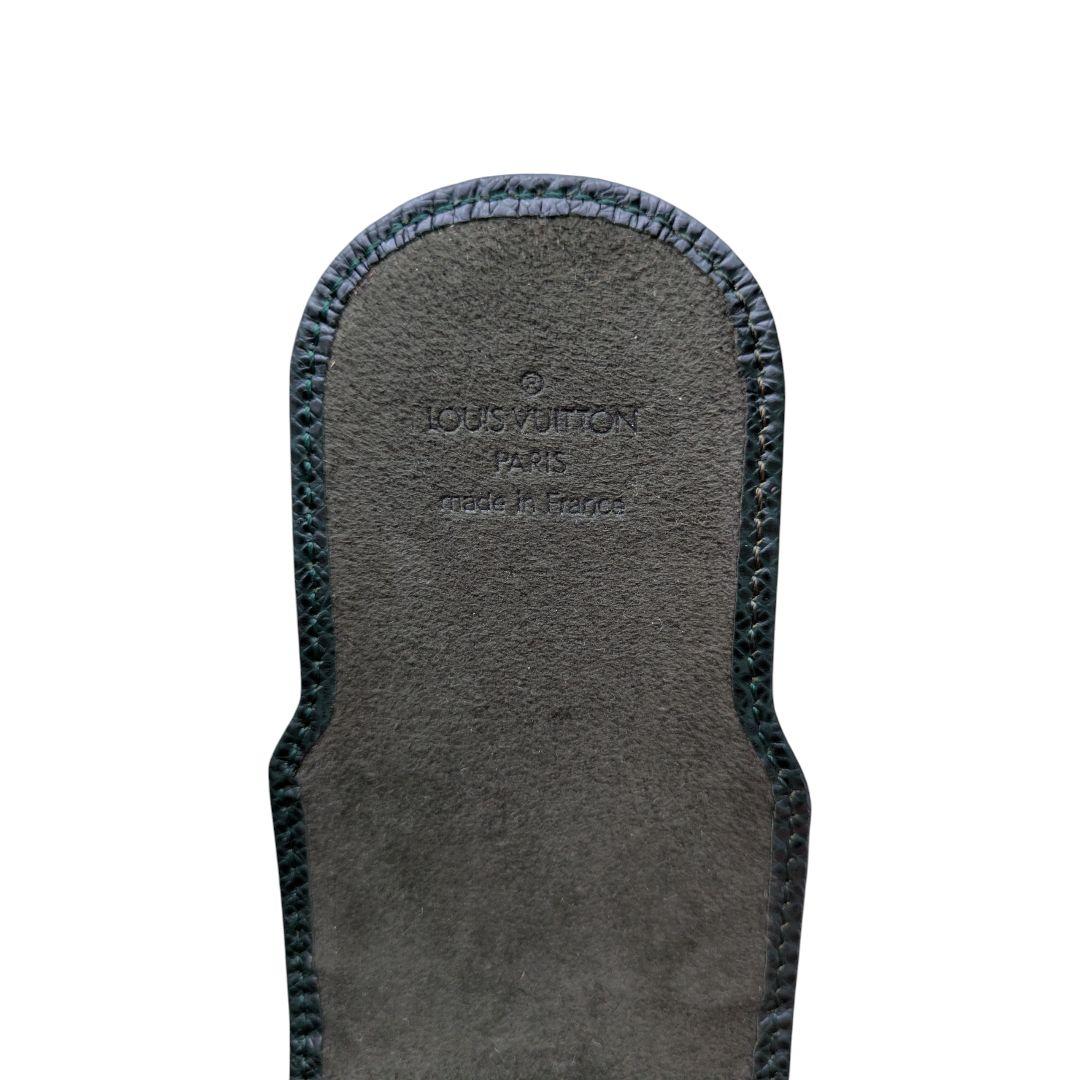美品【LOUIS VUITTON】 タイガペンケース 深緑