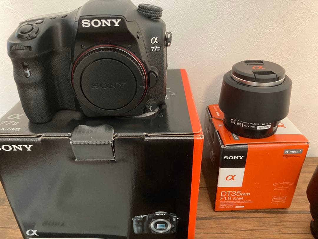 SONY α77Ⅱ ボディ レンズ2本他セット 極美品 卒業、入学式などに