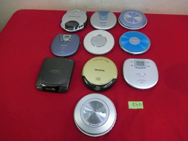 630：Panasonic 他　ポータブルCDプレーヤー　計10点　ジャンク