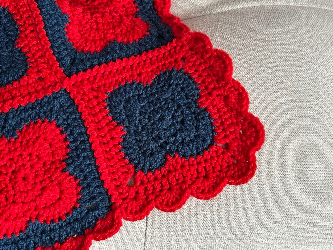 ハンドメイド　マルチカバー　かぎ針編み