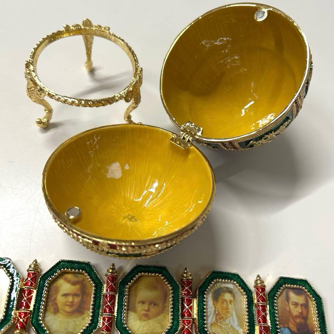 新品❣️高価美術品　インペリアル　イースターエッグ　ファベルジェの卵　ナポレオン