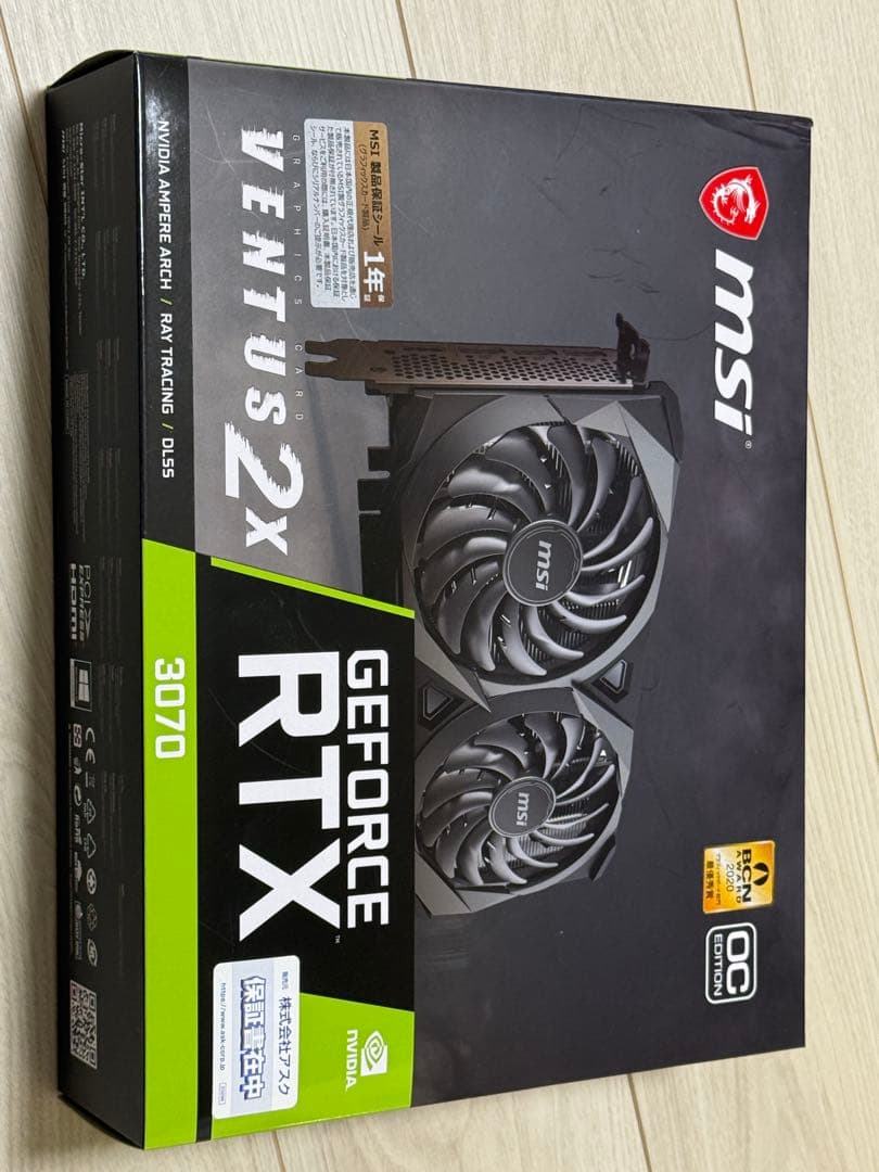 グラフィックボード・グラボ・ビデオカード MSI GeForce RTX 3070 VENTUS 2X 8G OC LHR