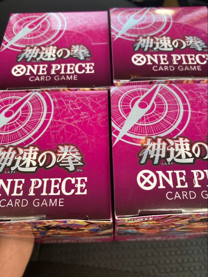 ONE PIECE CARD GAME OP-11 神速の拳　4箱