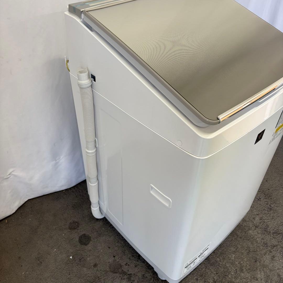 266　シャープ　洗濯機　11キロ　綺麗　乾燥　分解洗浄　設置無料　中古　安い‼️