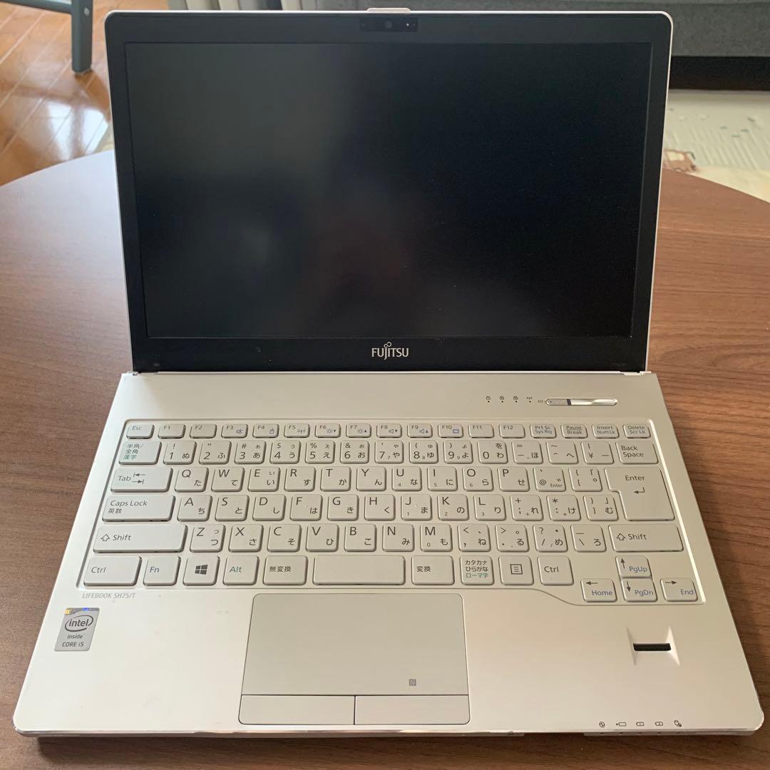 LIFEBOOK SH75/T ホワイトノートPC 中古品
