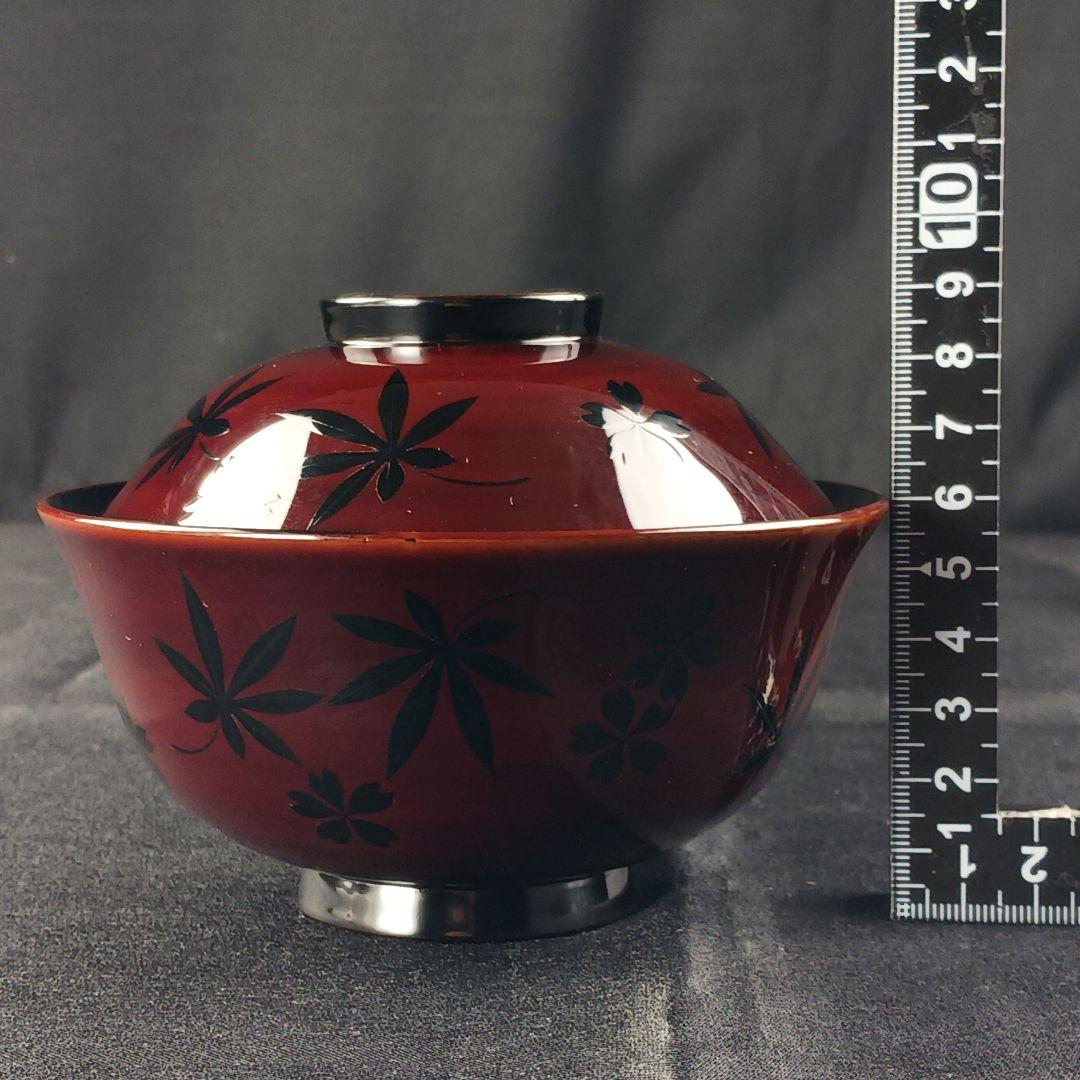 専用Y3112-2 懐石道具 漆器 金彩 遠山春花蒔絵 椀 7客 共箱