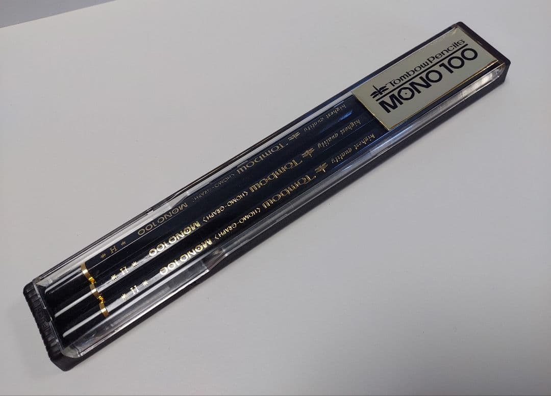 レトロ鉛筆、モノ鉛筆、MONO、Tombow MONO100 鉛筆 3本入り
