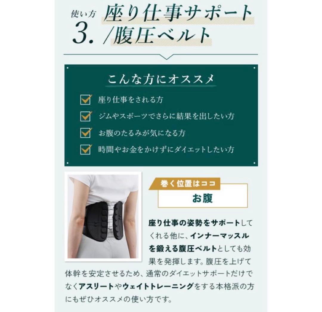 本物 試着のみ ガードナー ベルト 腰痛予防 Mサイズ 公式ショップ購入