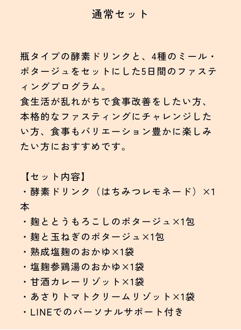 ★新品・未開封★RESET リセット ファスティングBOX　【５日分】