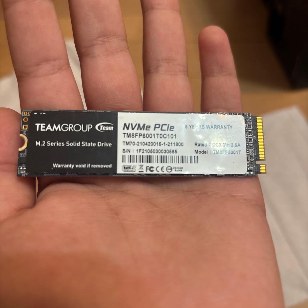内蔵型SSD TEAMGROUP 512GB M.2 NVMe SSD