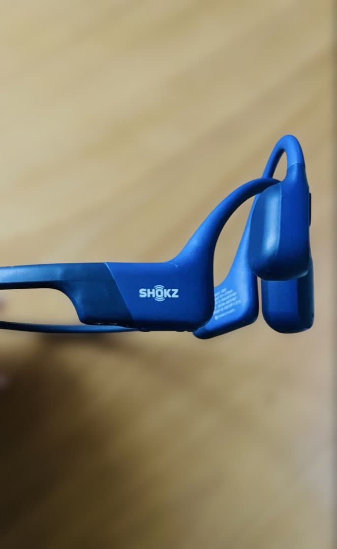 SHOKZ OPENRUN 骨伝導イヤホン ブルー