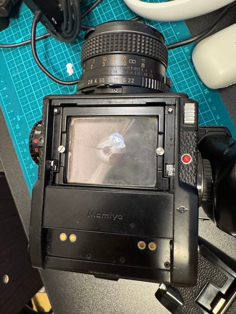 Mamiya 645 フィルムカメラ バッテリーホルダー付き