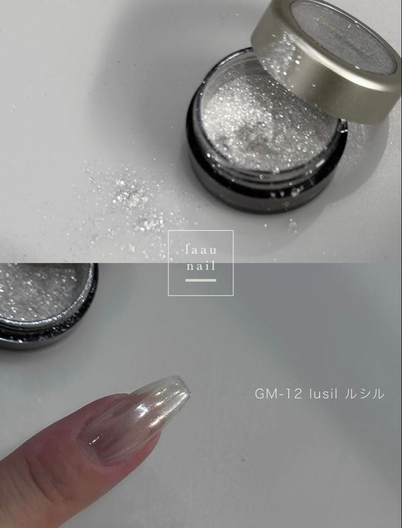 laau nail グリッター 4色セット