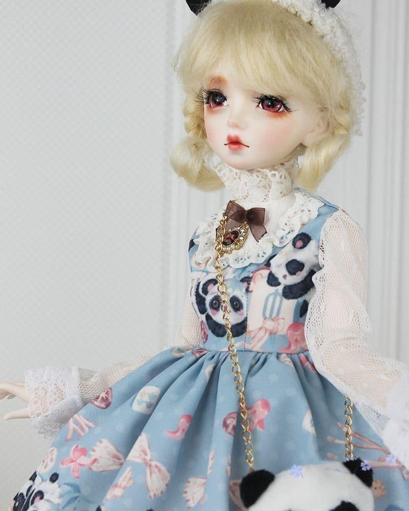 E15 bjd 1/3ドール 衣装　復古　ワンピース 球体関節人形 ハンドメ