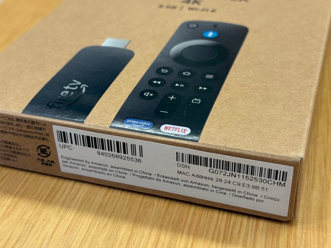 【新品未使用】Amazon Fire TV Stick 4K 【4K PLUS】