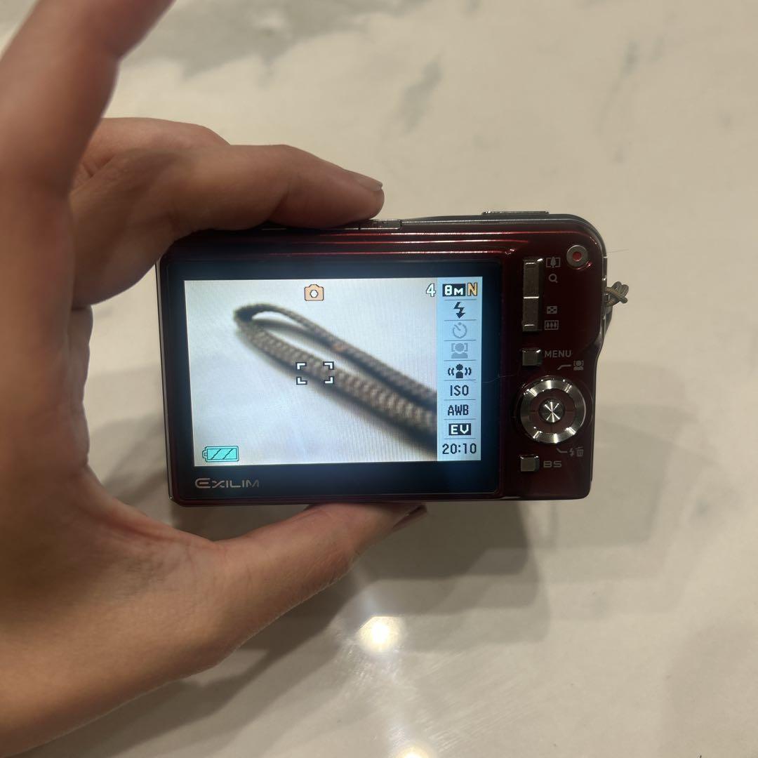 CASIO EXILIM EX-S880 レッド 動作品 バッテリー付属