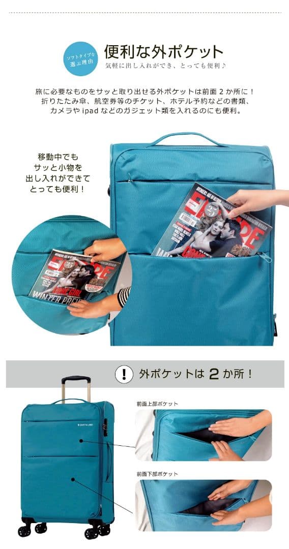 GRIFFIN LAND SO-LITE キャリーカート S 2.1kg　黒