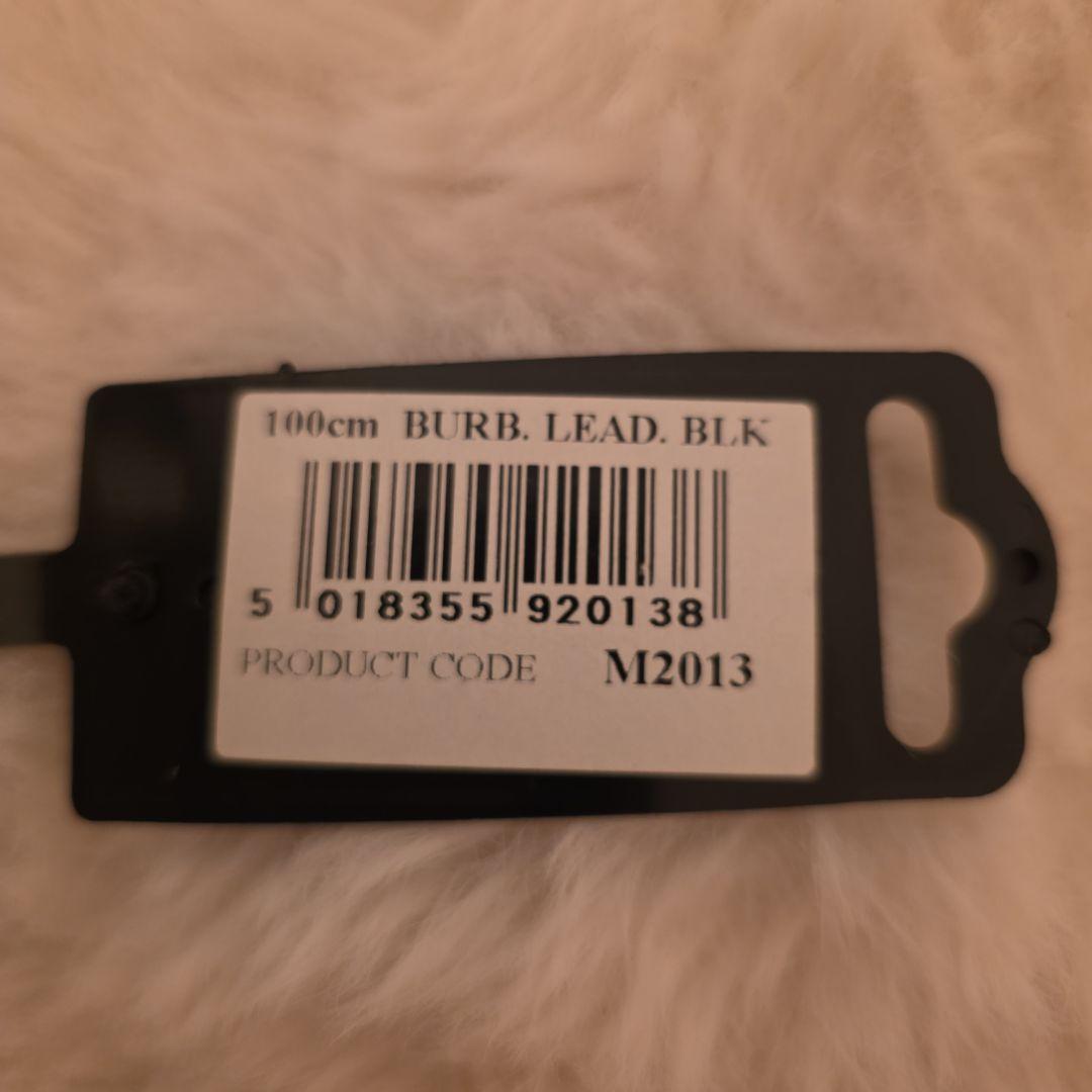 BURBERRY 犬用リード ブラックレザー 正規品✨新品未使用超希少✨