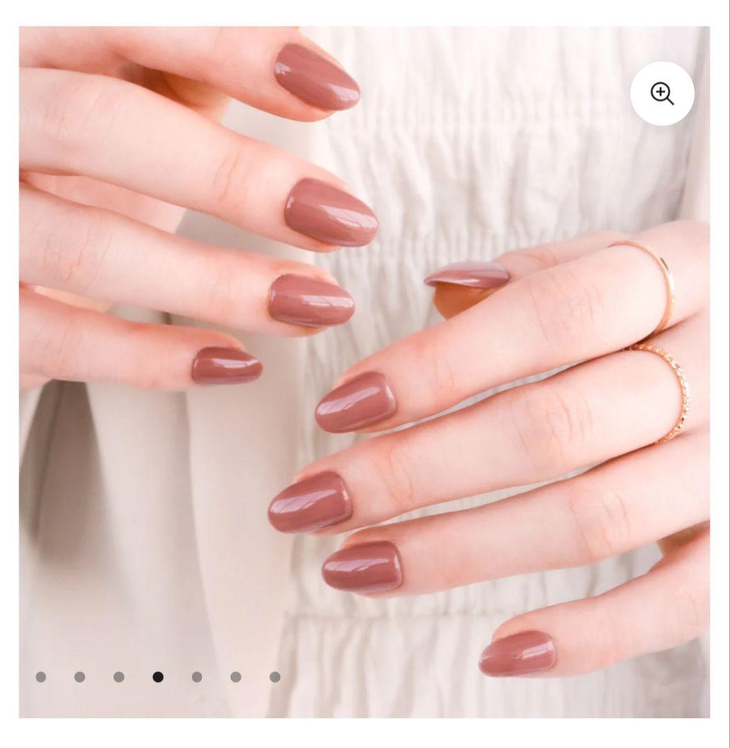 エバーネイル　 Mellow Rouge　ラウンドショート　M